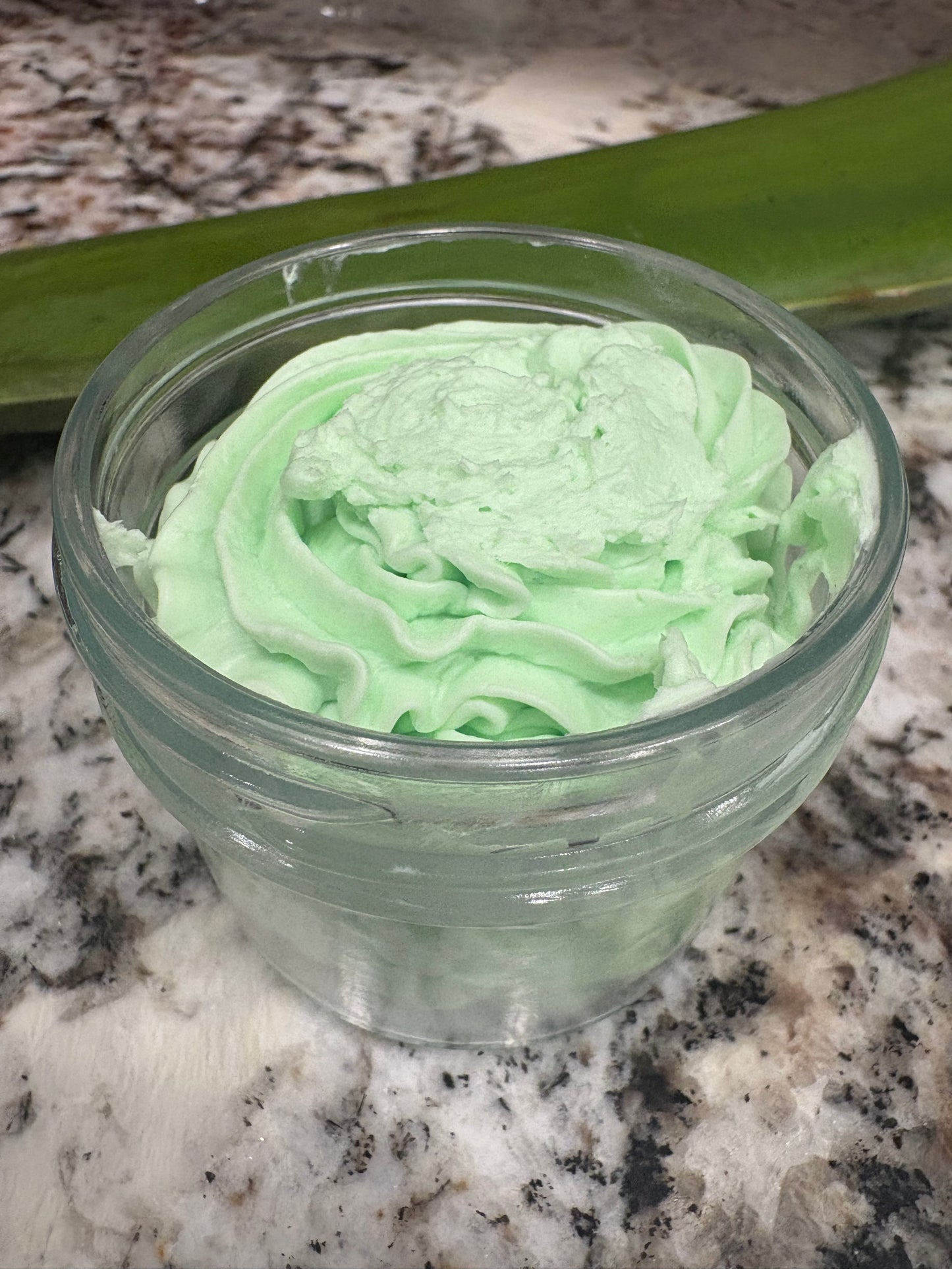 Soothing Aloe: Handmade Whipped Body Butter made with fresh aloe vera