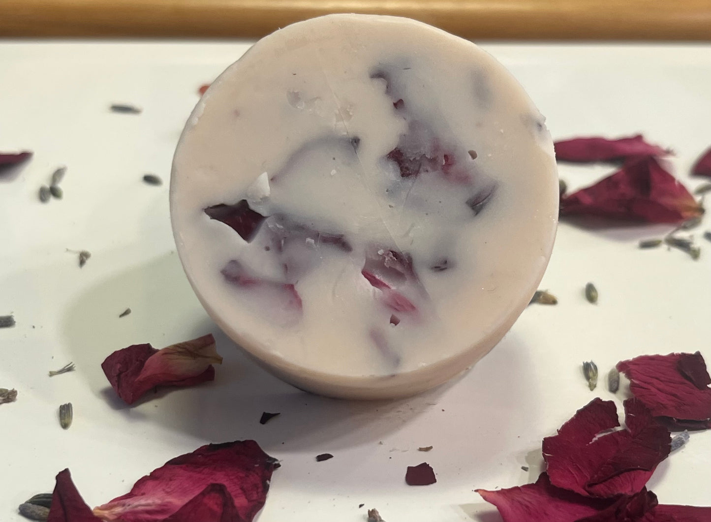 Rose Petal Solid Lotion Bar